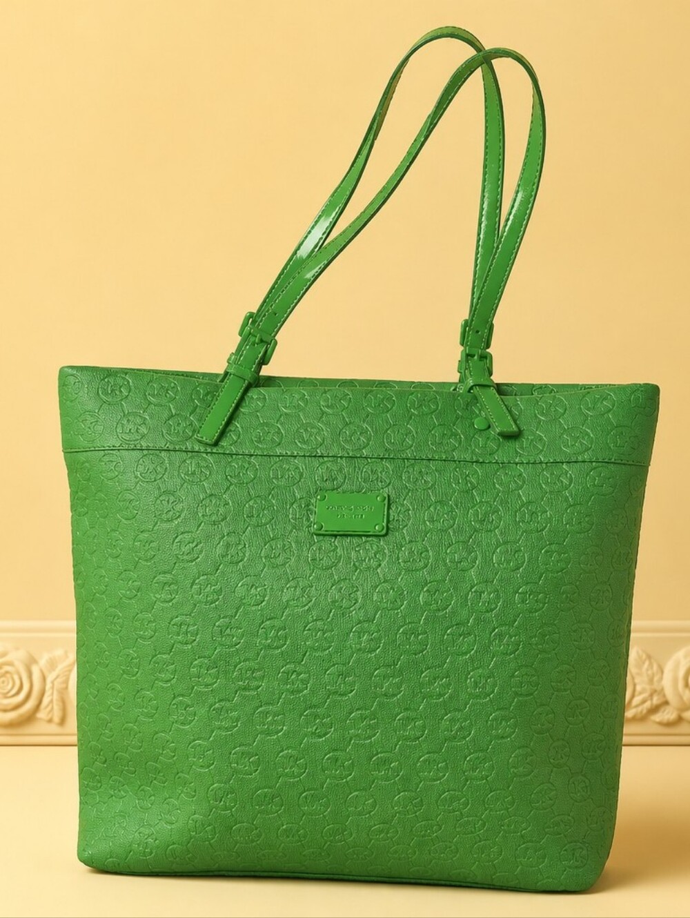 Michael Kors Neoprene Large Tote Bag Green
